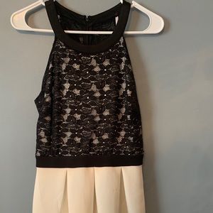Black and white dress